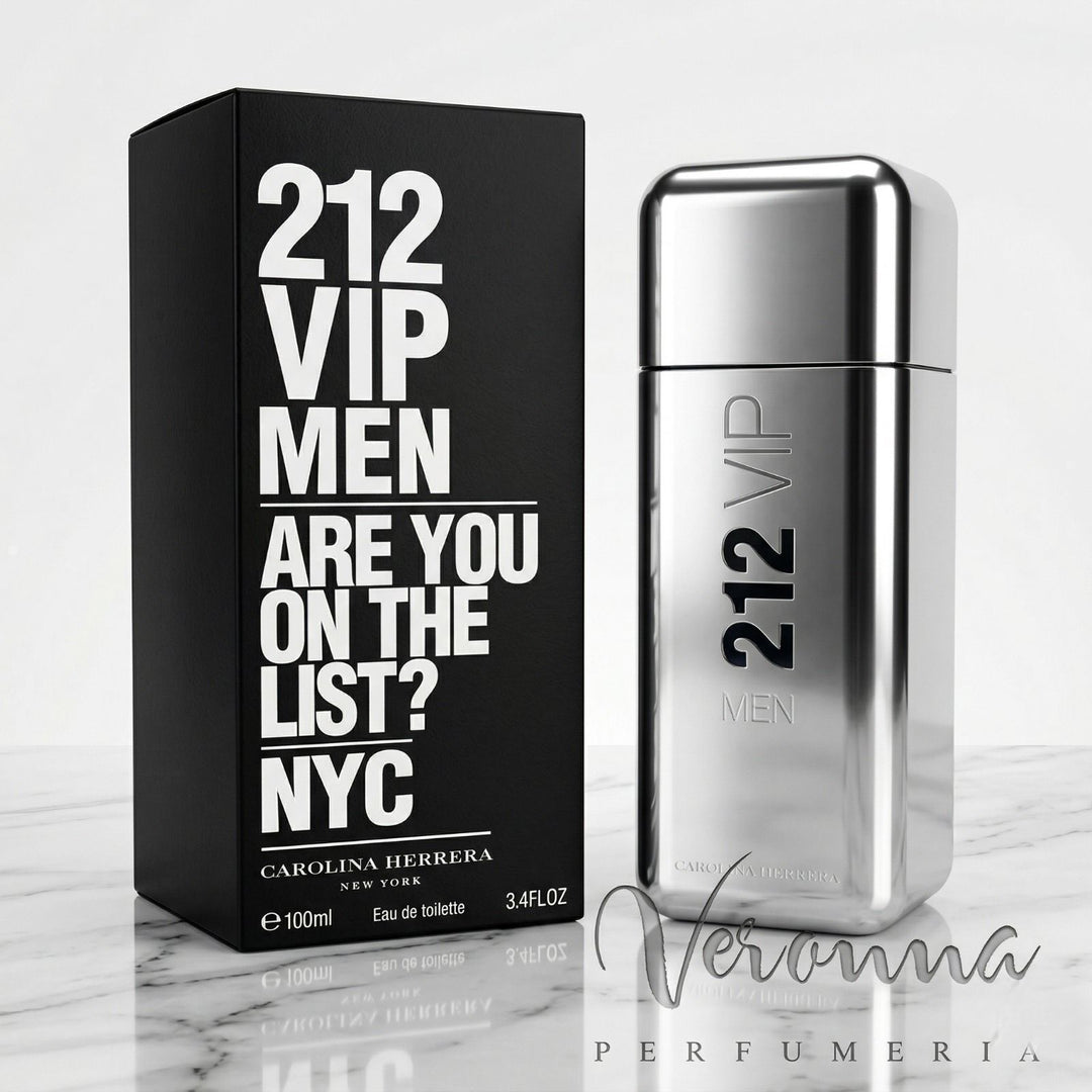 香水(男性用) CAROLINA HERRERA 212 VIP MEN 100ml EDT 212 Vip Men Carolina Herrera 100ml – Veronna Perfumeria®