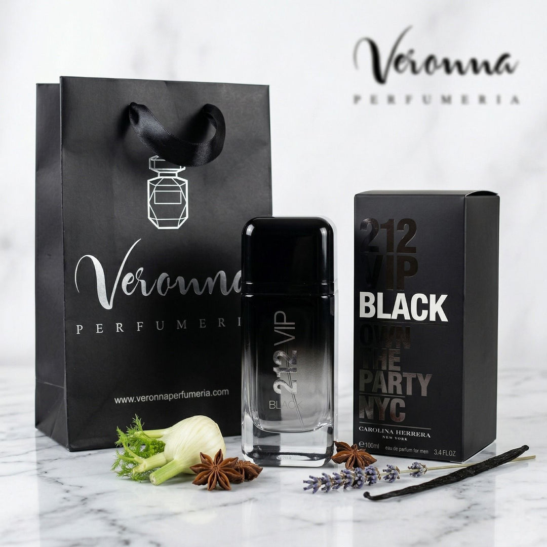 212 VIP Black Carolina Herrera 100ml – Veronna Perfumeria®