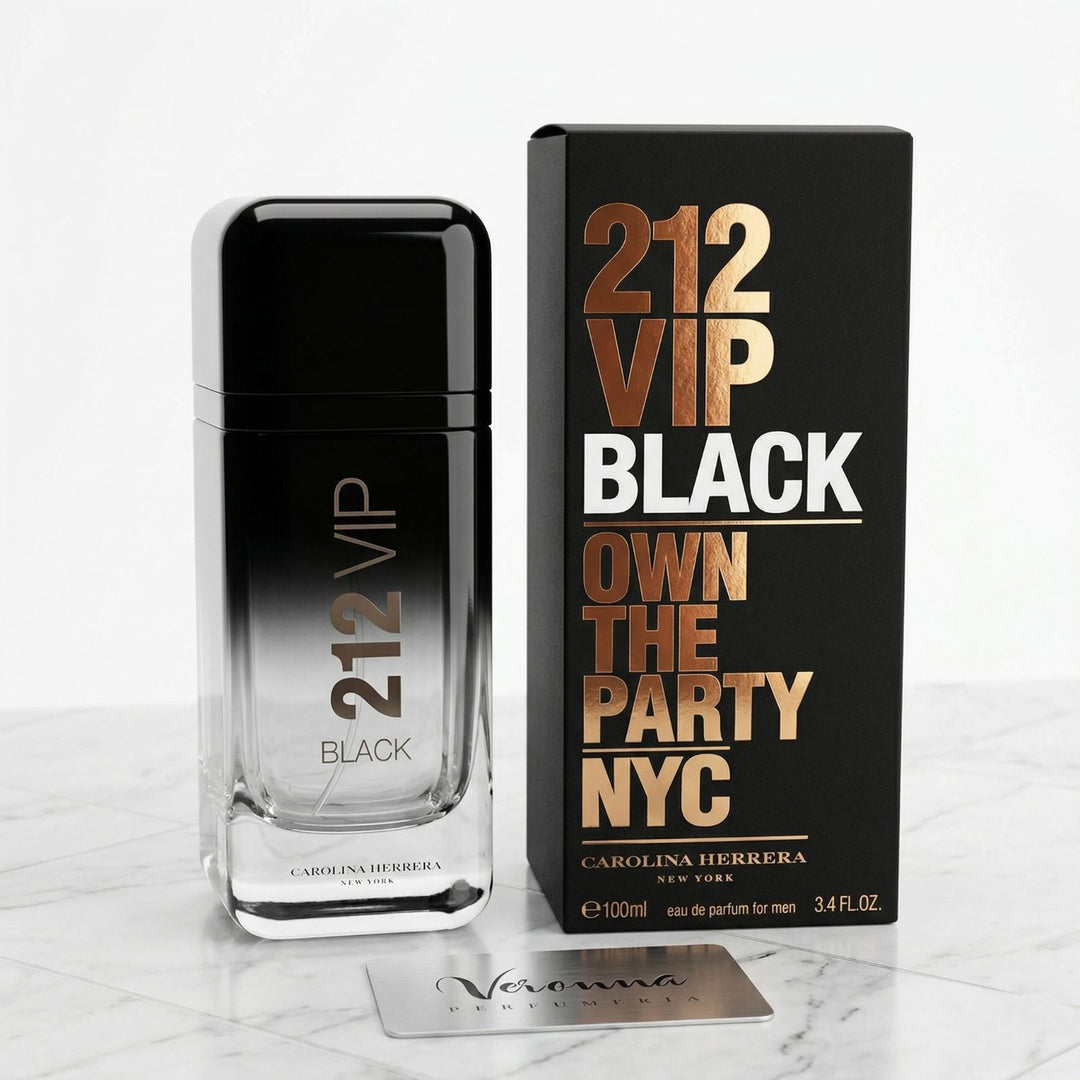 212 VIP Black Carolina Herrera 100ml – Veronna Perfumeria®