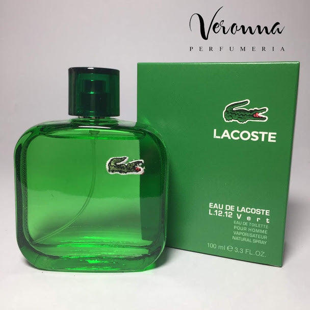 Locion lacoste verde para hombre sale