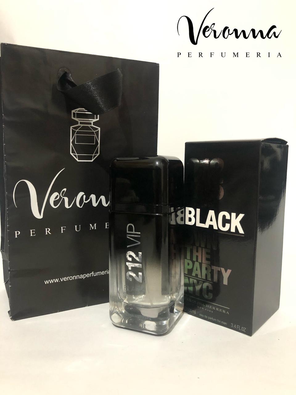 212 VIP Black Carolina Herrera Veronna Perfumeria