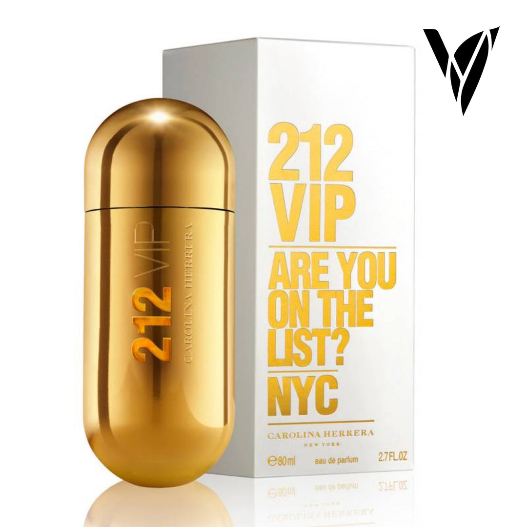 Ch 212 Vip Gold Carolina Herrera 100ml – Veronna Perfumeria®